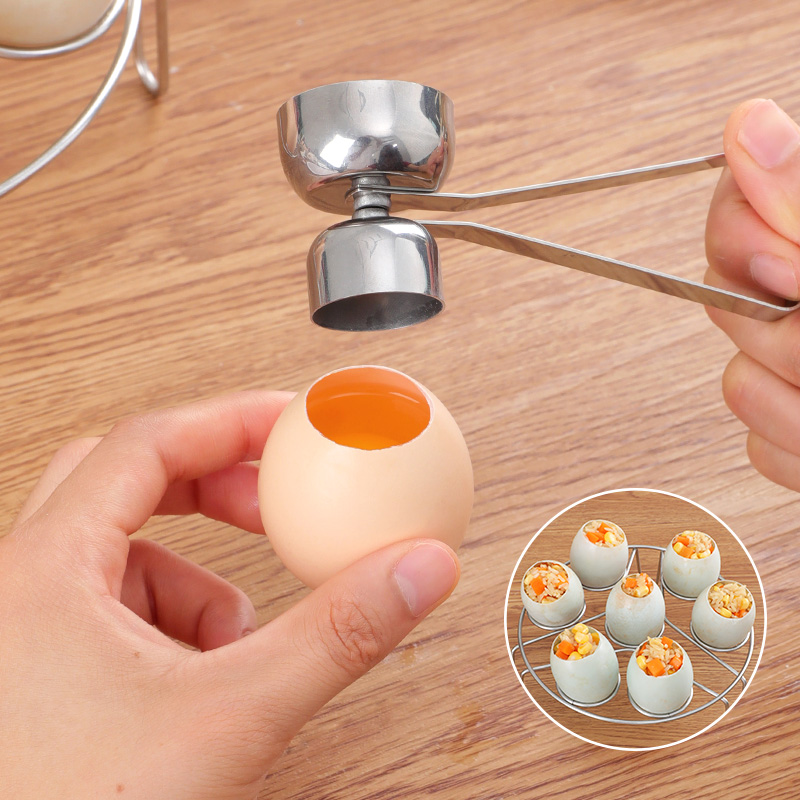 Egg Separator Tool - 304 Stainless Steel Egg Scissors Eggshell