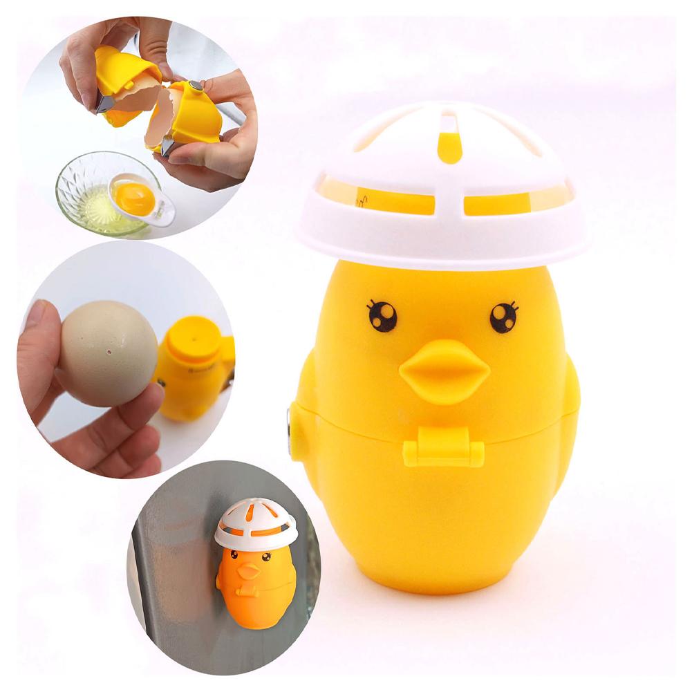 Egg Separator Tool - Kitchen Eggshell Opener And White Separator