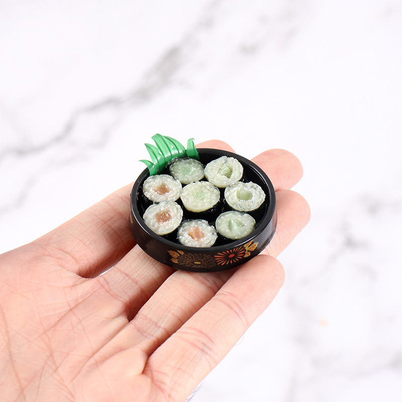 Kitchen Gadgets Gold - Mini Gold Pattern Sushi Platter Japanese