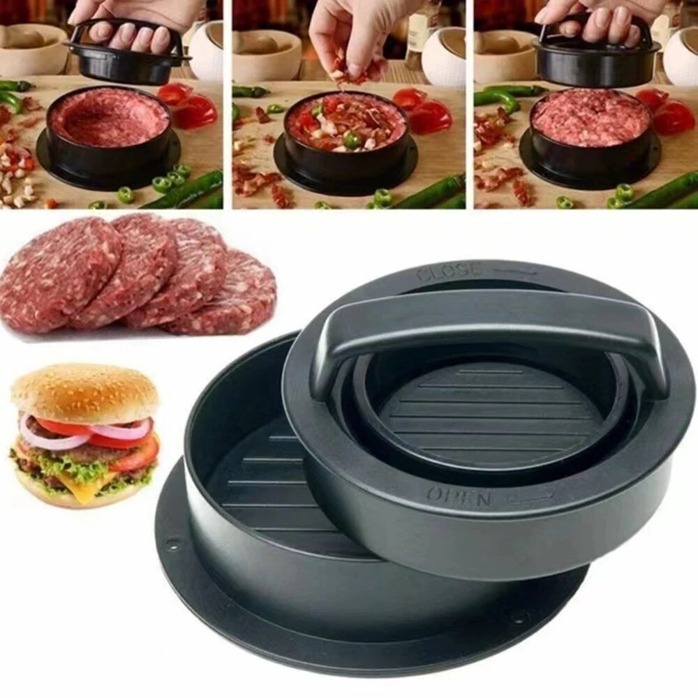 Round Hamburger Burger Press B - Kitchen Helper Gadgets ulasan dan harga