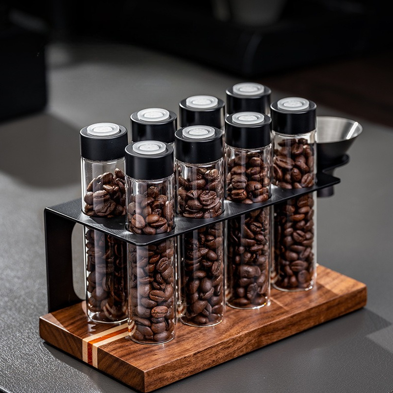 JUSTINLAU Glass Coffee Bean St - Kitchen Gadgets Organizer ulasan dan harga
