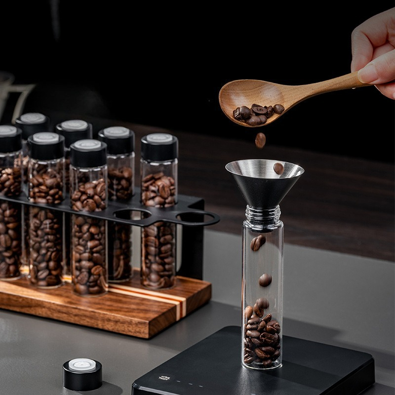JUSTINLAU Glass Coffee Bean St - Kitchen Gadgets Organizer ulasan dan harga
