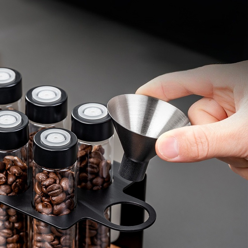 JUSTINLAU Glass Coffee Bean St - Kitchen Gadgets Organizer ulasan dan harga