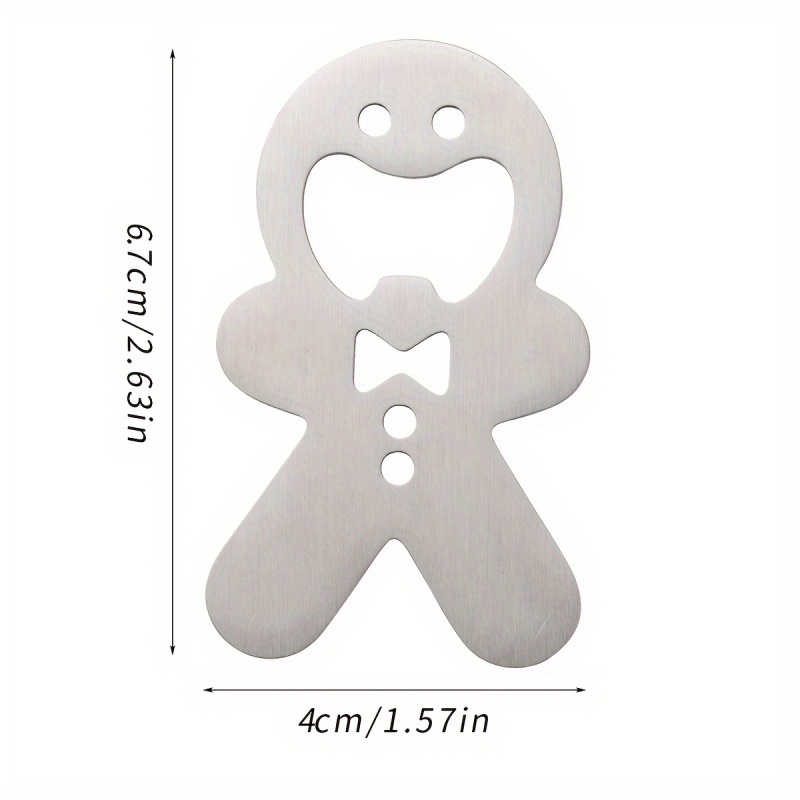 Gingerbread Man Bottle Opener  - Kitchen Gadgets For Men ulasan dan harga
