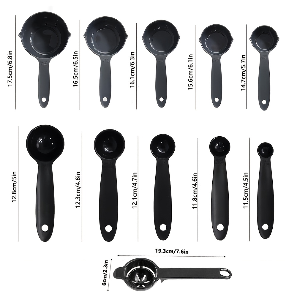 11pcs Plastic Measuring Cups&E - Egg Separator Tool ulasan dan harga