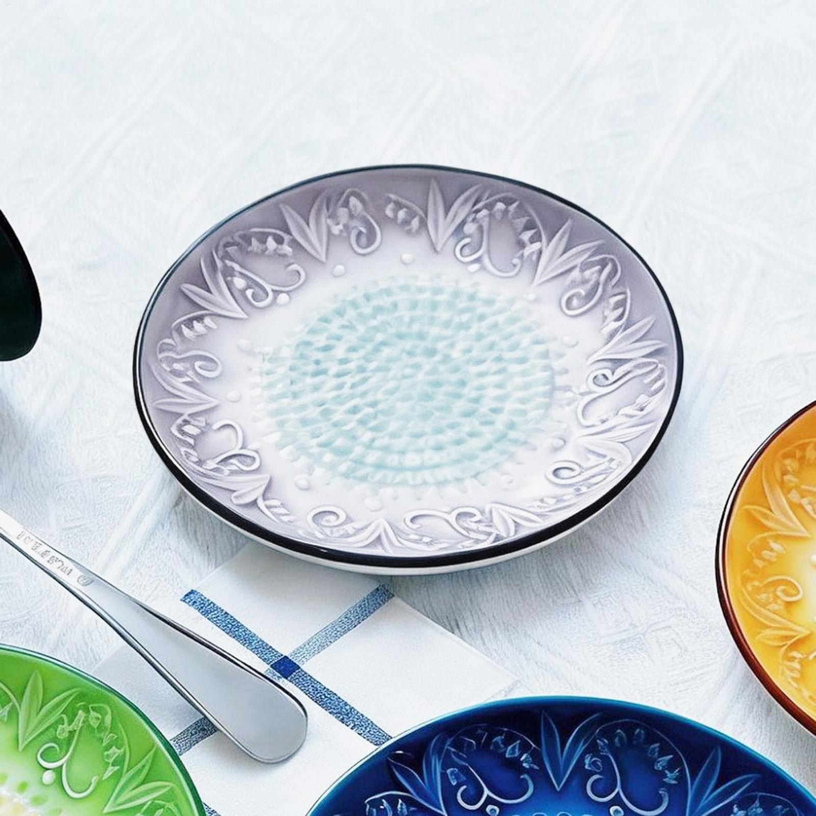 Garlic Grater Plate Ceramic Ha - Kitchen Gadgets For Men ulasan dan harga