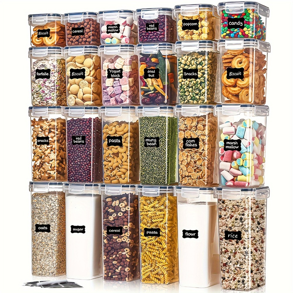 24Pcs Food Storage Containers  - Kitchen Gadgets Organizer ulasan dan harga