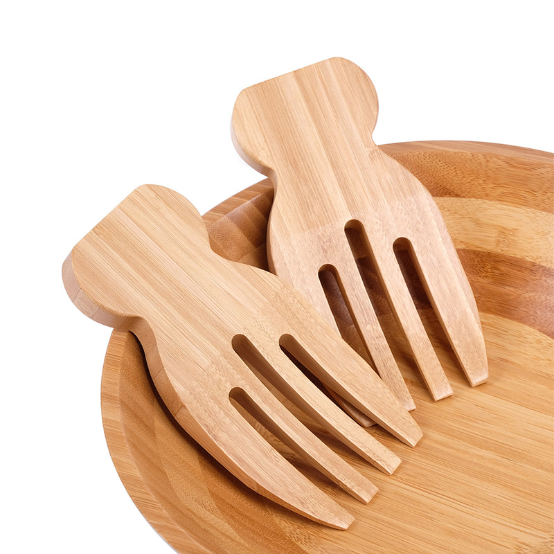 2Pcs Salad Hands Bamboo Salad  - Kitchen Helper Gadgets ulasan dan harga