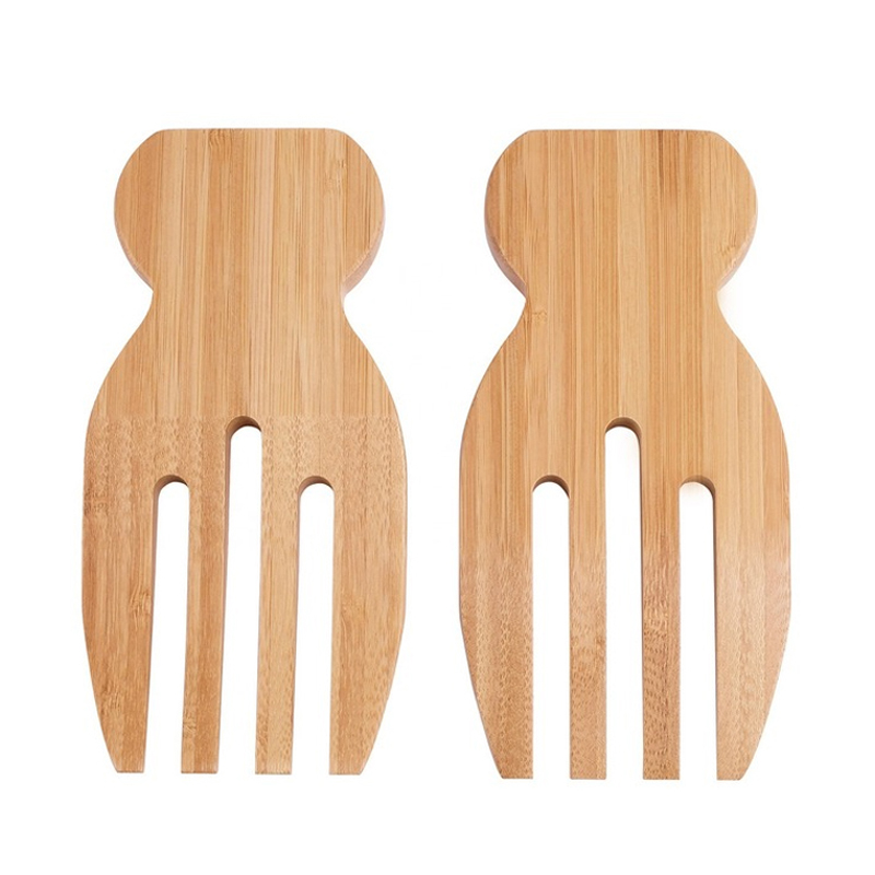 2Pcs Salad Hands Bamboo Salad  - Kitchen Helper Gadgets ulasan dan harga