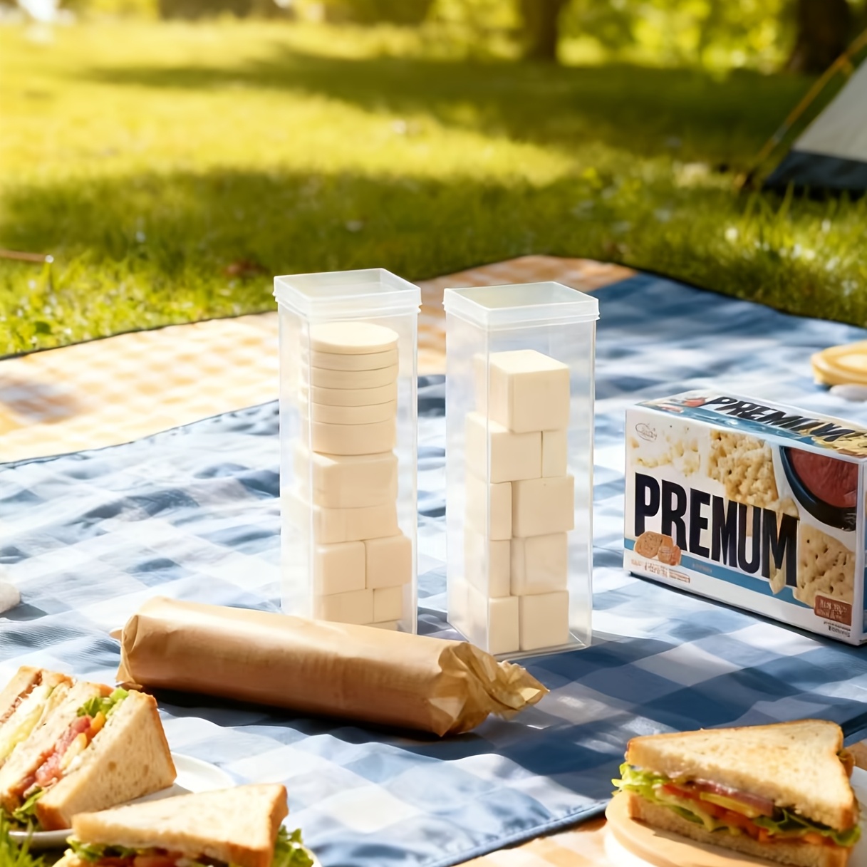 Clear Rectangular Sealed Food  - Kitchen Gadgets Organizer ulasan dan harga
