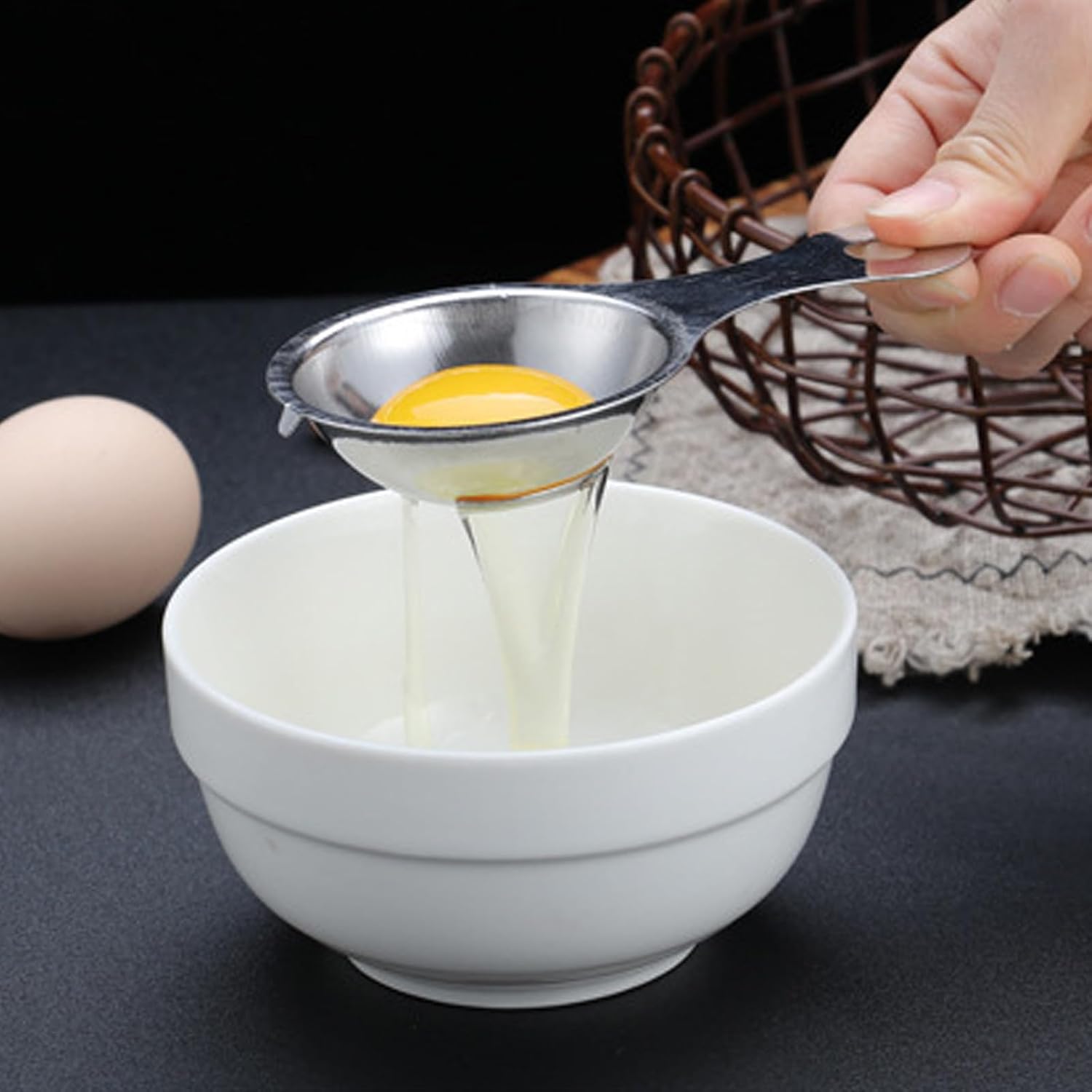 Stainless Steel  Egg Separator - Egg Separator Tool ulasan dan harga