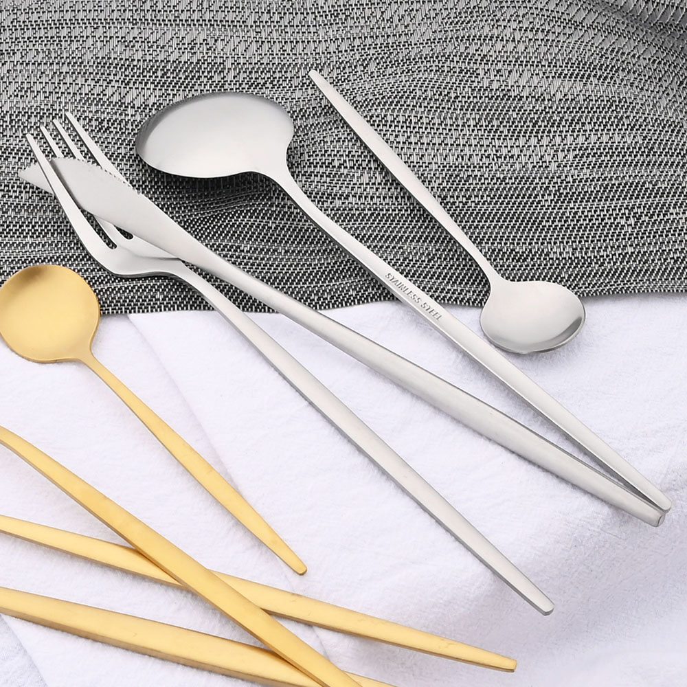 6Pcs Small Matte Spoon Tea Cof - Kitchen Gadgets Gold ulasan dan harga