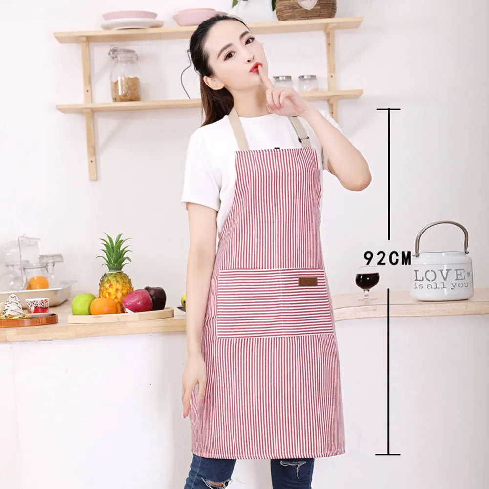 Striped Bib Apron For Men Wome - Kitchen Helper Gadgets ulasan dan harga
