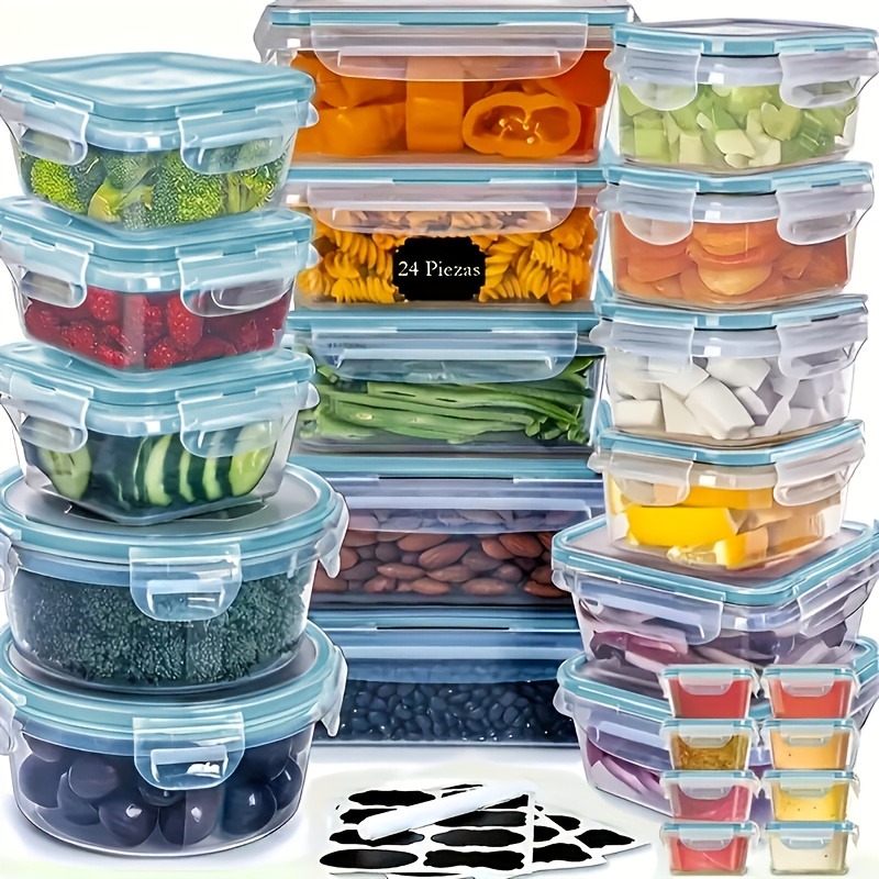 48PCS BPA-Free Food Storage Se - Kitchen Gadgets Organizer ulasan dan harga