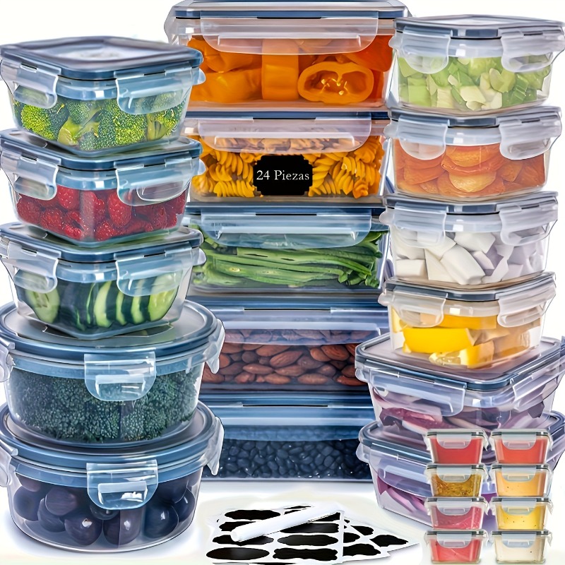 48PCS BPA-Free Food Storage Se - Kitchen Gadgets Organizer ulasan dan harga